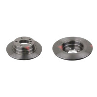 2 brake discs rear axle full Ø 290 mm 11 mm FTE...