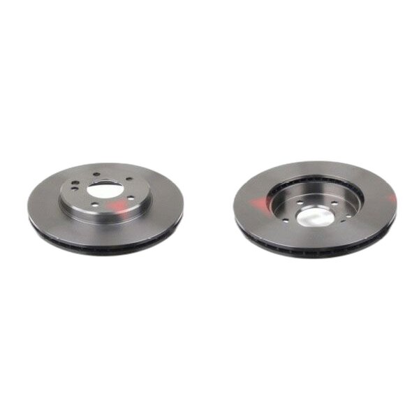 2 brake discs front axle ventilated Ø 284 mm 22 mm FTE for MB C-CLASS and others