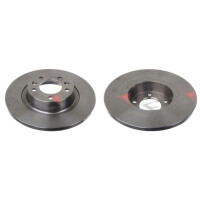 2 brake discs rear axle full Ø 290 mm 14 mm FTE...