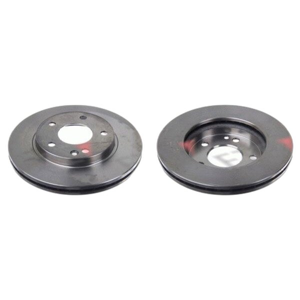 2 brake discs front axle ventilated Ø 260 mm 22 mm FTE for MB A-CLASS
