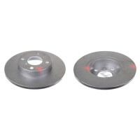 2 brake discs front axle full Ø 247 mm 12 mm FTE...