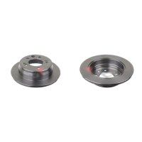 2 Bremsscheiben Hinterachse voll Ø 262 mm 10 mm...