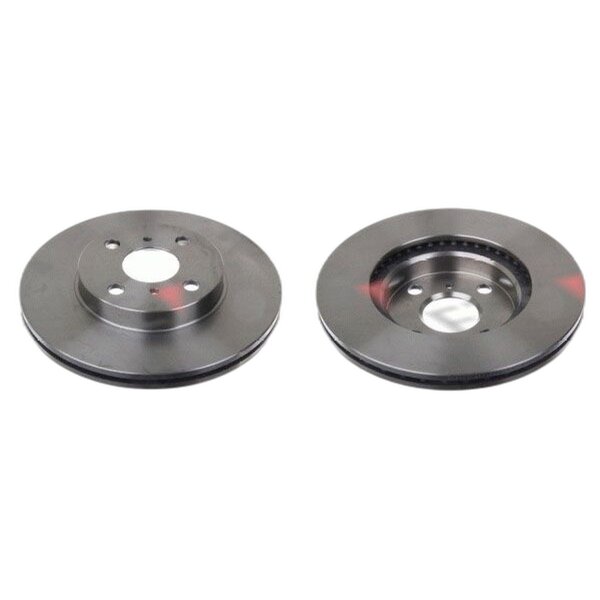 2 brake discs front axle ventilated Ø 255 mm 20 mm FTE for e.g. TOYOTA YARIS