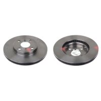 2 brake discs front axle ventilated Ø 255 mm 20 mm...