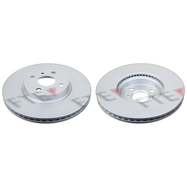 2 brake discs front axle ventilated Ø 275 mm 22 mm FTE for e.g. TOYOTA YARIS