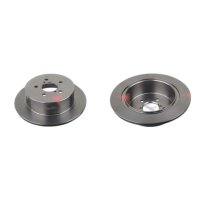 2 brake discs rear axle full Ø 274 mm 10 mm FTE...