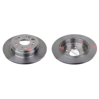 2 brake discs rear axle full Ø 282 mm 12 mm FTE...