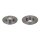 2 Bremsscheiben Hinterachse voll Ø 251 mm 10 mm FTE für ALFA ROMEO MITO