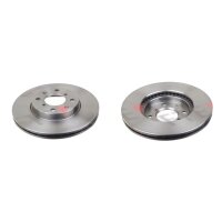 2 brake discs front axle ventilated Ø 252 mm 20 mm...