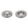 2 brake discs front axle ventilated Ø 252 mm 20 mm FTE for e.g. SUZUKI SWIFT