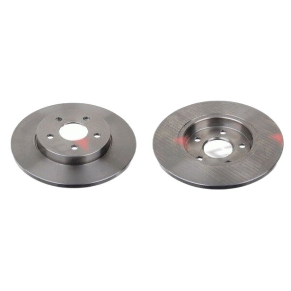 2 brake discs rear axle full Ø 280 mm 12 mm FTE for e.g. FORD MONDEO