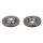 2 brake discs rear axle ventilated Ø 310 mm 22 mm FTE for AUDI A3 and others