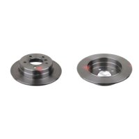 2 brake discs rear axle full Ø 258 mm 8 mm FTE for...