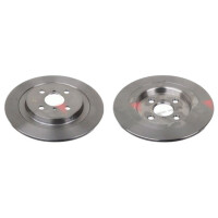 2 brake discs rear axle full Ø 278 mm 9 mm FTE for...