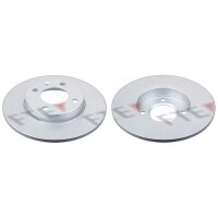 2 brake discs front axle full Ø 239 mm 10 mm FTE...