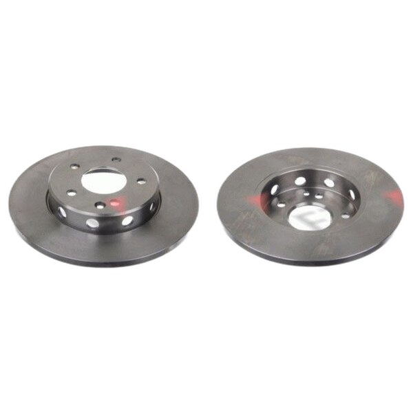 2 brake discs front axle full Ø 284 mm 12 mm FTE for MERCEDES-BENZ C-CLASS