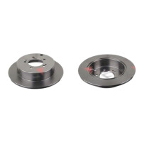 2 brake discs rear axle full Ø 302 mm 10 mm FTE...