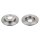 2 brake discs rear axle full Ø 265 mm 11 mm FTE for e.g. MAZDA 3