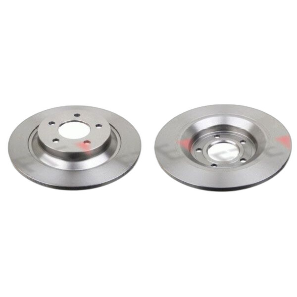2 brake discs rear axle full Ø 302 mm 11 mm FTE for MAZDA 5 Series