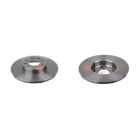 2 brake discs front axle full Ø 257 mm 12 mm FTE...