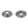 2 Bremsscheiben Hinterachse voll Ø 259 mm 9 mm FTE für u.a. TOYOTA AURIS