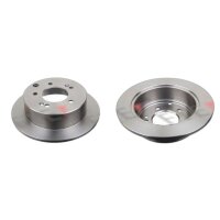 2 Bremsscheiben Hinterachse voll Ø 262 mm 10 mm...