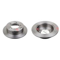 2 brake discs rear axle full Ø 262 mm 10 mm FTE...
