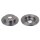 2 Bremsscheiben Hinterachse voll Ø 297 mm 11 mm FTE für u.a. TOYOTA VERSO