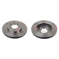 2 brake discs front axle ventilated Ø 240 mm 21 mm...