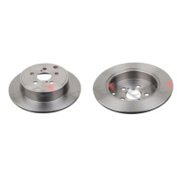 2 brake discs rear axle full Ø 280 mm 10 mm FTE...