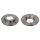 2 brake discs front axle ventilated Ø 278 mm 25 mm FTE for e.g. FORD FIESTA