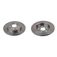 2 Bremsscheiben Hinterachse voll Ø 259 mm 9 mm FTE...