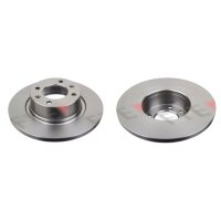 2 brake discs rear axle full Ø 276 mm 14 mm FTE...