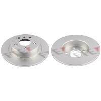 2 brake discs rear axle full Ø 280 mm 10 mm FTE...