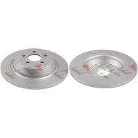 2 brake discs rear axle full Ø 316 mm 11 mm FTE...