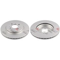 2 brake discs front axle ventilated Ø 272 mm 22 mm...