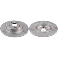 2 brake discs rear axle full Ø 288 mm 12 mm FTE...