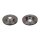 2 brake discs front axle ventilated Ø 277 mm 26 mm FTE for e.g. TOYOTA AURIS