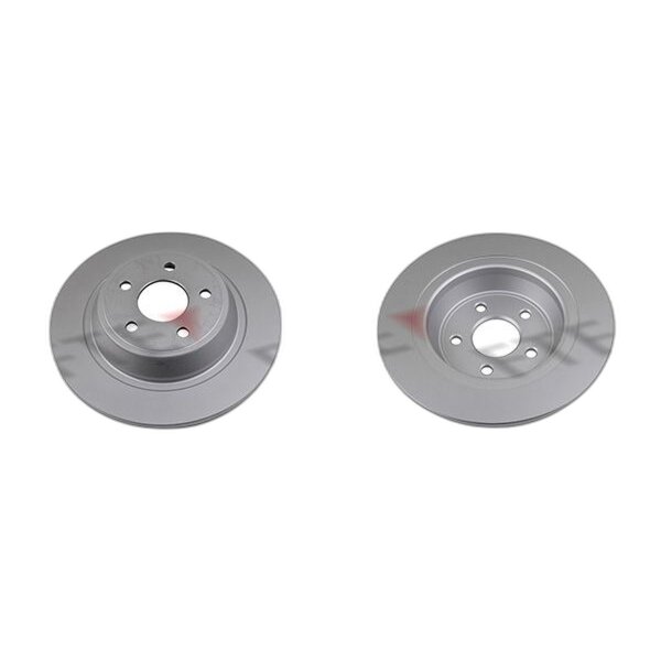 2 brake discs rear axle full Ø 302 mm 11 mm FTE for e.g. FORD MONDEO