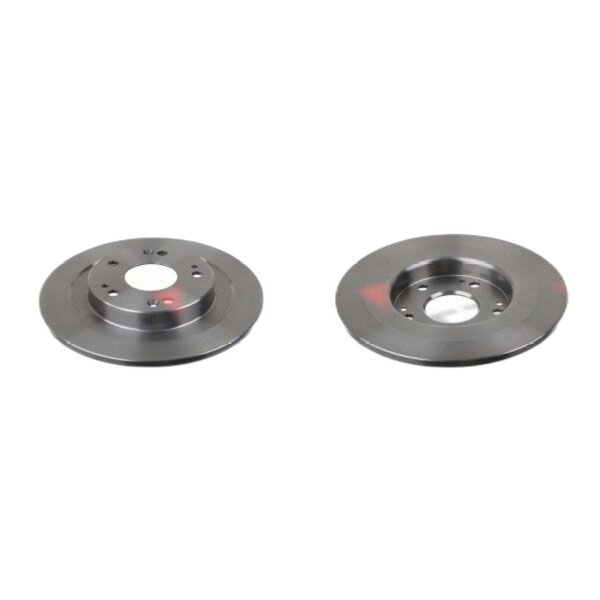 2 brake discs rear axle full Ø 276 mm 10 mm FTE for e.g. HONDA CIVIC