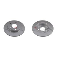 2 brake discs rear axle full Ø 265 mm 9 mm FTE for...