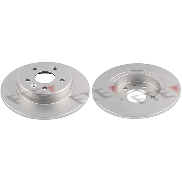 2 brake discs rear axle full Ø 264 mm 10 mm FTE for e.g. OPEL ASTRA