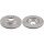 2 brake discs front axle ventilated Ø 236 mm 20 mm FTE for OPEL KARL