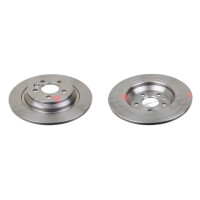 2 brake discs rear axle full Ø 302 mm 11 mm FTE...