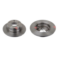 2 brake discs rear axle full Ø 280 mm 10 mm FTE...