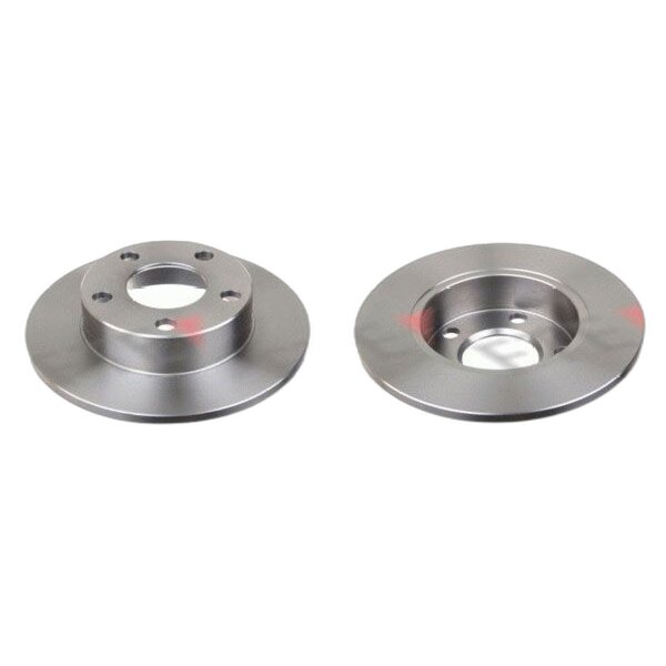 2 Bremsscheiben Hinterachse voll Ø 245 mm 10 mm FTE für u.a. AUDI A4