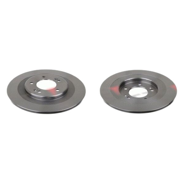 2 brake discs rear axle full Ø 300 mm 10 mm FTE for e.g. HYUNDAI i40