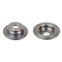 2 brake discs rear axle full Ø 296 mm 9.6 mm FTE...