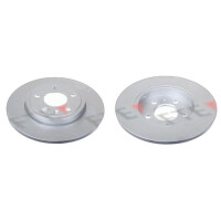 2 brake discs rear axle full Ø 288 mm 12 mm FTE...