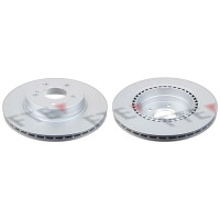 2 brake discs rear axle ventilated Ø 300 mm 22 mm...